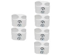 Beaupretty 6 Pz Fibbia Per Fascetta Stringitubo Morsetto Porta Per Deambulatore Accessori Per Camminatori Parti Della Sedia a Rotelle Accessorio Per Sedia a Rotelle Lega Di Alluminio