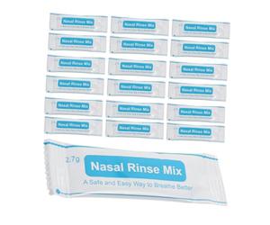 Beaupretty 60 Pezzi Bustine Nasali Solubili per Lavaggio Naso Formula per Allergie e Climi Umidi per Pulizia Nasale Portatile Adatto Tutte Età e Viaggi