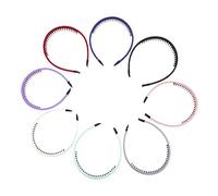 Beaupretty 8 Pezzi Copricapo a Forcina Fascia Appuntita Banda Per Di Moda Mollette Per Da Donna Coda Di Cavallo Ragazze Gruppo Musicale Fasce Per Denti Stoffa