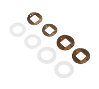 Beaupretty 8 Pezzi Forbici Per Toelettatura Cane Anello Barbiere Taglio Guarnizione Ferro Argento Barbiere Forbice Guarnizione Forbice In Plastica Fornitura