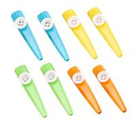 Beaupretty 8 pezzi Kazoo Colorati per Strumenti Musicali Facili da Giocattoli Musicali Leggeri per Età per Insegnare La e Divertirsi Colore Casuale Colore Casuale