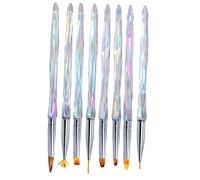 Beaupretty 8 pezzi per Nail Art Strumenti Professionali per Manicure e Decorazione Unghie per Tecniche Pittura e per e Personale