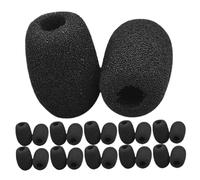 Beaupretty 80pezzi Coperture in Schiuma per Microfono Antivento per Cuffie Morbide Maniche in Spugna per Podcast Ktv e Discorsi in Pubblico Pz