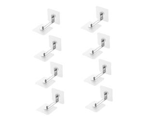 Beaupretty 8pezzi Ancoraggio Antiribaltamento per Mobili Kit di Cinghie Adesive senza Trapano per Fissare Librerie Cassettiere Scaffali e Armadietti alla Parete Sicurezza per Ragazzo Ragazza