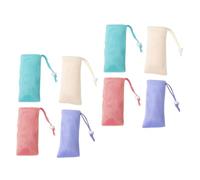Beaupretty 8pezzi Sacchetti Per Sapone in Rete Bolle Sacchetti Porta Sapone Esfoliante Di Contenitori Per Doccia e Bagno Con Coulisse e Design Antiscivolo