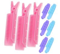 Beaupretty 9 Pz plasmatore curls goffratura stylist Asciugacapelli ragazze lacca per termica retine per Gel fermagli per volumizzanti fermaglio per bigodini plastica