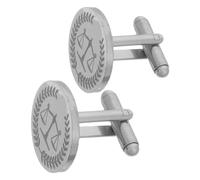 Beaupretty Accessori da Polso Uomo in Acciaio Inossidabile Bilancia della Giustizia, Design Classico e Resistente ai Graffi, per Celebrazioni Formali e Occasioni Speciali