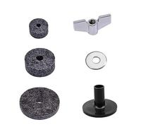 Beaupretty Accessori per Batteria con per Piatti Rondelle Protettive e Manicotti Imbottitura Resistente per Supporti Hi Hat e Protezione Ottimale Del Suono