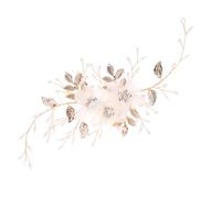 Beaupretty Accessori Per Da Sposa Fascia Per Con Fiori in Tessuto Strass Copricapo Da Sposa Leggero Per La Sera