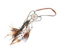Beaupretty Accessori per in piuma fascia hippie Accessori per per le donne bande nero pizzo accessori per fascia Anello per forniture di fascia