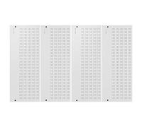 Beaupretty Adesivi Numerici Autoadesivi per Unghie 4 Fogli Mini Etichette Numerate Resistenti allo Sbiadimento per Smalti e Bastoncini Campione Organizzazione Salone di Bellezza e
