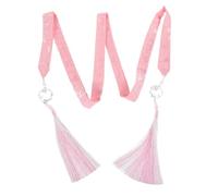 Beaupretty Ancient Costume Bandband Bastoncino Per Nappa Vintage Fascia Per Di Halloween Forcina Per Nappe Forcina in Stile Antico Forcina Con Nappa Di Fiori Stoffa Rosa