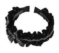 Beaupretty Archetto Ad Arco Fascia Per Il Trucco Delle Ragazze Fascia Carina Per Lavare Il Viso Bande Per Per Donne Fasce Termali Per Ragazze Fasce Larghe Velvet Black