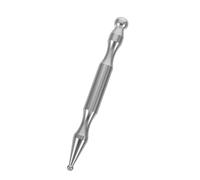 Beaupretty Asta Di Massaggio in Acciaio Inossidabile Strumento Di Massaggio Raschiante Canna Da Massaggio Trigger Point Massaggio Del Punto Di Pressione Del Piede Massager Delle Dita Argento