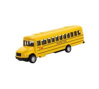 Beaupretty Autobus Giocattolo Giallo Realistico Macchinina Traino Meccanismo Frizione Veicolo in Metallo Pressofuso Veicolo Di Trasporto Giocattolo Per Ragazzo Ragazza Piccoli