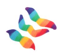 Beaupretty Baffi in Al Neon Adesivi Per Per Costume Clown Finto Per Maschera Halloween Carnevale Detective Francese