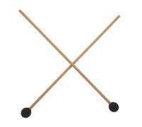 Beaupretty Bastoncini in Plastica e Yarn per Xilofono e Glockenspiel, per Lezioni di Musica e Imparare a Suonare, Colore Nero,