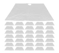 Beaupretty Bavaglini Monouso per Rasatura della Barba 60 Pezzi Trasparenti, Grembiuli Raccogli Peli per Lavandino e Vasca da Bagno, Protezione Anti-intasamento per Pulizia Bagno Uomo