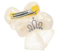 Beaupretty Bellissimo Set Di Forcine Per 2 Pezzi Di Fermagli Per Con Fiocco Mezza Confezione Per Piccole Principesse Da Indossare Tutti I Giorni