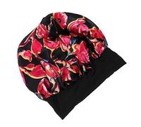 Beaupretty berretto da notte valigetta porta attrezzi da barbiere portatile tappi chemio silk cap for sleep hair charms elastik berretti per lunghi berretti da notte di stoffa tessuto