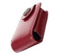 Beaupretty borsa del rossetto specchio Borsa per il trucco per il viaggio astuccio per rossetto con specchietto da borsetta custodia per rossetto porta rossetto per donna pelle sintetica