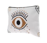 Beaupretty Borsa per cosmetici occhi del diavolo accessori per il trucco borsa organizer per il trucco Borsa dei trucchi simpatico astuccio per il trucco Piccola custodia per il trucco tpu