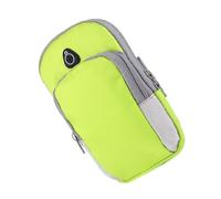 Beaupretty Borsa Sportiva da Braccio Verde, Bracciale Flessibile Strisce Riflettenti e Texture Antiscivolo, Porta Cellulare per Corsa, Fitness e Arrampicata, Accessorio per Esercizio Fisico