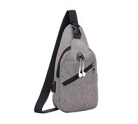 Beaupretty Borsello Tracolla Spalla con USB per Tablet e Smartphone Design Leggero e Organizzato Perfetta per Viaggi e Attività Outdoor