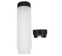 Beaupretty Bottiglia per Condimenti a Doppia Testa Nera Dispenser Erogatore di Salsa e Bottiglia per Insalata Ricaricabile Dosaggio Preciso e Meccanismo First-in First-out per Riutilizzabile