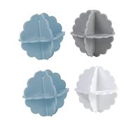 Beaupretty Bucato Per Lavatrice Set Da 4 Palline Di Pulizia Riutilizzabili Previene Le Pieghe Materiale Pp Risparmia Tempo Nel Bucato