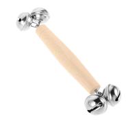 Beaupretty Campana Jingle Legno per Strumento Musicale Didattico per Educazione Precoce per e Casa Design Adorabile e Sicuro Strumento Percussivo Legno per Ragazza