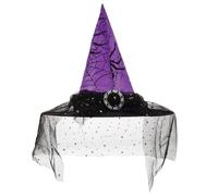 Beaupretty Cappello Da Strega Per Halloween Con Nappa Per A Per Cosplay Atelier Rosa Con Per Per Lungo Cappello In