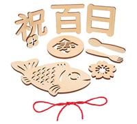 Beaupretty Cartoncini Fotografici in Legno Decorazioni Commemorative Per Giorni Supporto Records Crescita Idee Regalo Funzionale