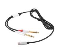 Beaupretty Cavo USB C Doppio Jack Convertitore Audio per Apparecchiature Professionali Compatibile Smartphone Tablet Notebook Mixer Amplificatori