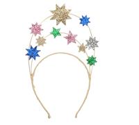 Beaupretty Cerchietto Con Stella Glitterata Accessori Per Da Festa Copricapo A Forma Di Stella A Cinque Punte Per Compleanno