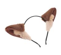 Beaupretty Cerchietto Kawaii Per Orecchie Di Peluche Accessorio Cosplay Per Donne Headband Per Costumi Di Halloween e Feste Decorazione Per Adatta Ogni Occasione