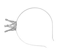 Beaupretty Cerchietto Per Con Di Strass Per Bambine in Lega Accessorio Per Feste Di Compleanno