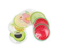 Beaupretty Cerotti per Occhi in Gel Riutilizzabili 8 Pezzi Rotondi Effetto Freddo per Affaticamento e Gonfiore, Maschera Rinfrescante per Terapia Estiva del Contorno Occhi