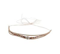 Beaupretty Cintura Boho Etica Con Frange e Catena Rete Morbida Accessorio Versatile Per Festività Retro e Uso Quotidiano Design Unico e Comodo Per Donne