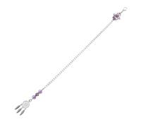 Beaupretty Collana Di Cristallo Con Ciondolo in Pietra Occhio Di Tigre Per Gioielli Fai Da Te, Acchiappasogni Fatto A Mano, Catena Per Specchietto Retrovisore Auto, Portachiavi Portafortuna