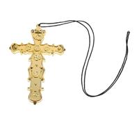 Beaupretty Collana per Uomini Accessorio per Halloween e Cosplay Pendente Religioso Dettagliato al Collo per Costumi Decorazione Significativa e Chic