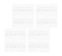 Beaupretty Copertura in Vetro Frangibile Trasparente per Allarme Antincendio Manuale, Set da 8 Pezzi, Resistente al Calore, Sostituzione per Punto di Chiamata, Protezione per Uffici, Scuole