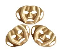 Beaupretty Copertura Maschera in Silicone Riutilizzabile 3d Fissaggio a Orecchio, Set da 3 Pezzi Color Oro, Coprimaschera Idratante per Cura della Pelle, Design Resistente e Facile da