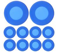 Beaupretty Coperture per Stetoscopio in Silicone Morbido 10 Pezzi Blu Protezione Riutilizzabile per Membrana Diagnostica Accessori Professionali Medici per Uso Clinico e Ospedaliero