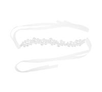 Beaupretty Copricapo Da Sposa Perle Di Perle Bianche Copricapo Nuziale Fasce Nuziali Per Le Donne Fascia Da Sposa Fascia Per Il Matrimonio Chiesa Nuziale Perla Moda in Rilievo Bianca Plastica
