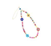 Beaupretty Cordino Cellulare con Perline Colorate in Stile Tradizionale Laccio da Polso Fatti Mano per Telefono Fotocamera e Portachiavi Accessorio Leggero e Versatile per Uso Quotidiano