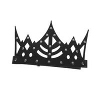 Beaupretty Coroa Gotica Unisex Pu Per Costumi Accessorio Per Festival e Balli Di Strada Copricapo Comfortevole e Riutilizzabile Per Halloween e Cosplay Adatto Diverse Taglie