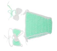 Beaupretty Costume Ragazzo Ragazza per Foto Spiaggia Bikini Uncinetto per Neonata Abbigliamento Fotografico Estivo Delicato e Sicuro Outfit Fotografico Ragazzo Ragazza Bambina