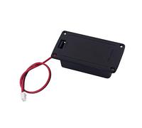 Beaupretty Custodia Portabatteria Per Pick-up Da 9 V Con Scatola Portabatterie in Metallo Eq11 Nera Facile Accesso Alla Sostituzione