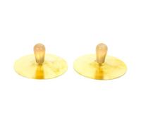 Beaupretty Cymbali da Dito in Rame e Legno 2 Pezzi per Ragazzo Ragazza Facile da Usare e Indossare Strumenti Musicali per Educazione Musicale e Spettacoli